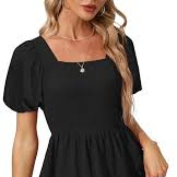 Ofeefan Dresses & Skirts - NWT OFEEFAN Women's Black Milkmaid Dress